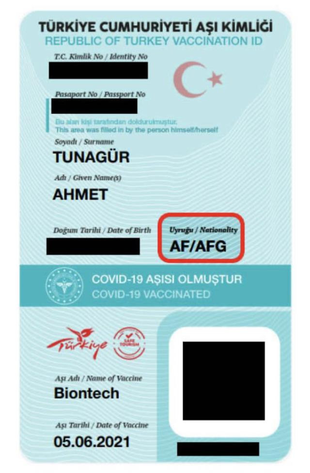 İnanılmaz olay! Türk gazeteci 2. doz aşıdan sonra Afgan oldu! - Resim : 1