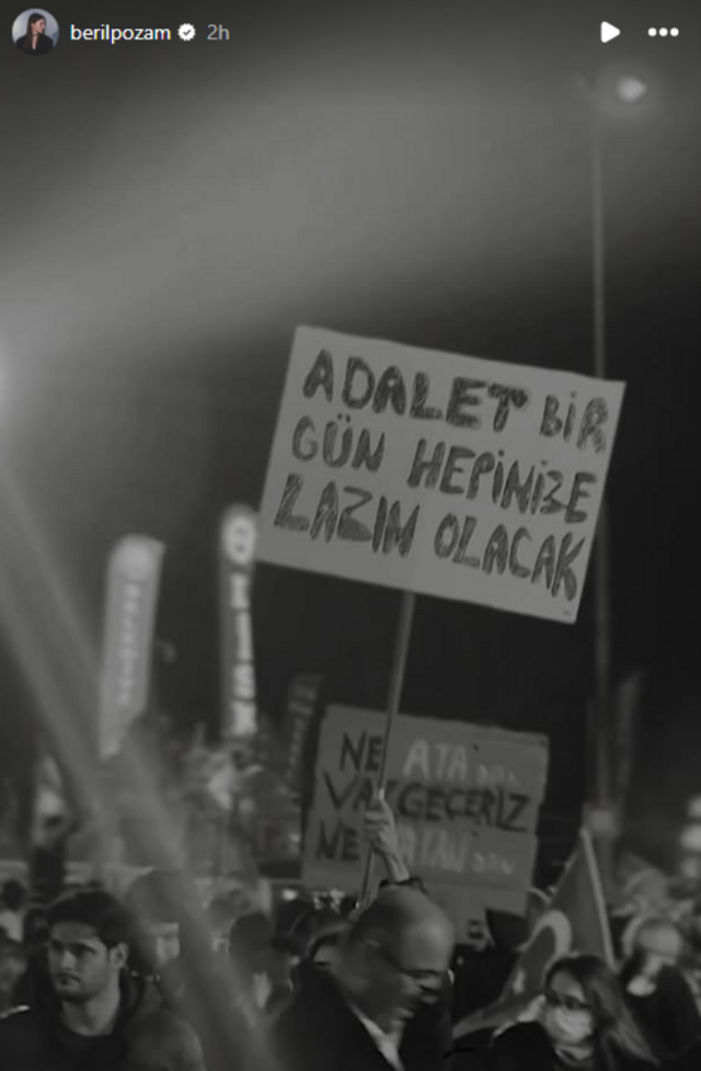Yalı Çapkını'nın yıldızından Saraçhane paylaşımı! "Adalet bir gün hepimize lazım olacak" - Resim : 1