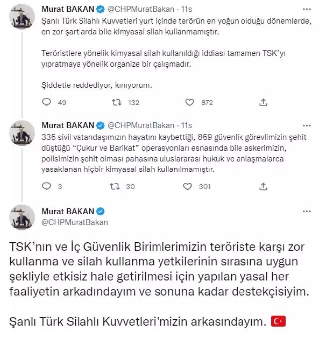 CHP'de 'kimyasal silah' gerilimi! “Şiddetle reddediyor, kınıyorum” - Resim : 1