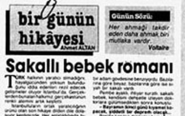 Sakallı bebek "haberi"nin altından Ahmet Altan çıktı - Resim : 2