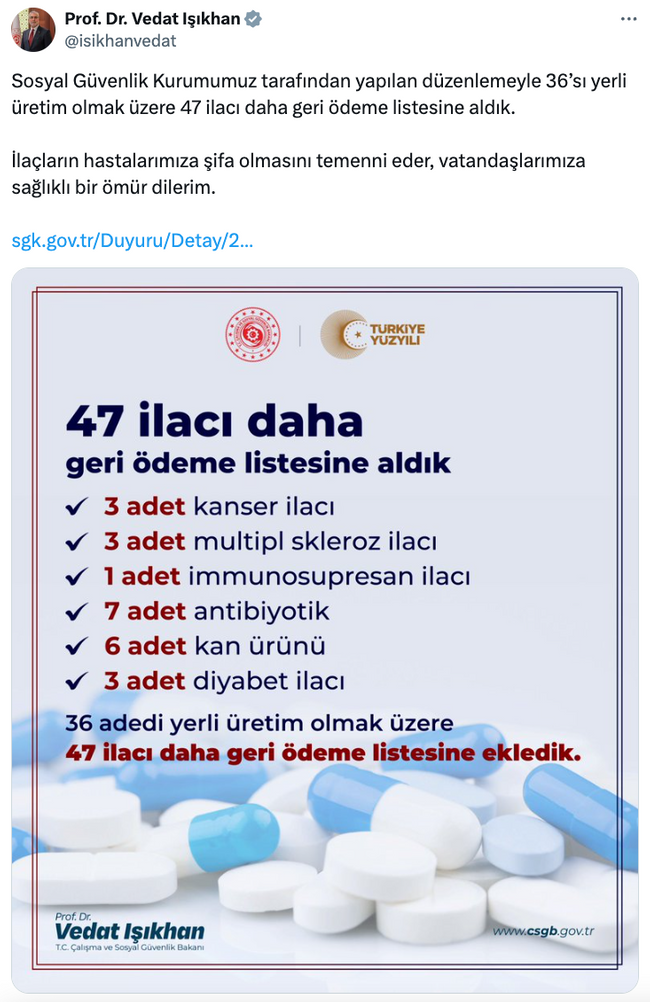 Geri ödeme listesine 47 ilaç daha alındı! - Resim : 1