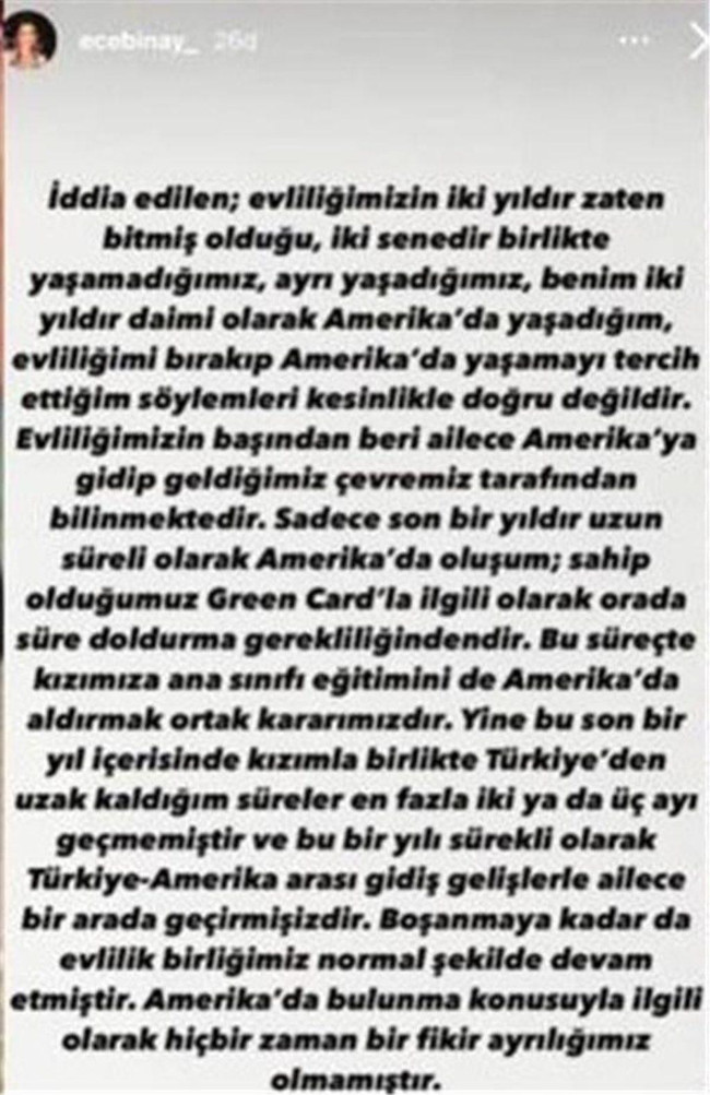Mahsun Kırmızıgül'ün boşandığı eşi Ece Binay suskunluğunu bozdu! "Evliliğimizin başından beri..." - Resim : 1