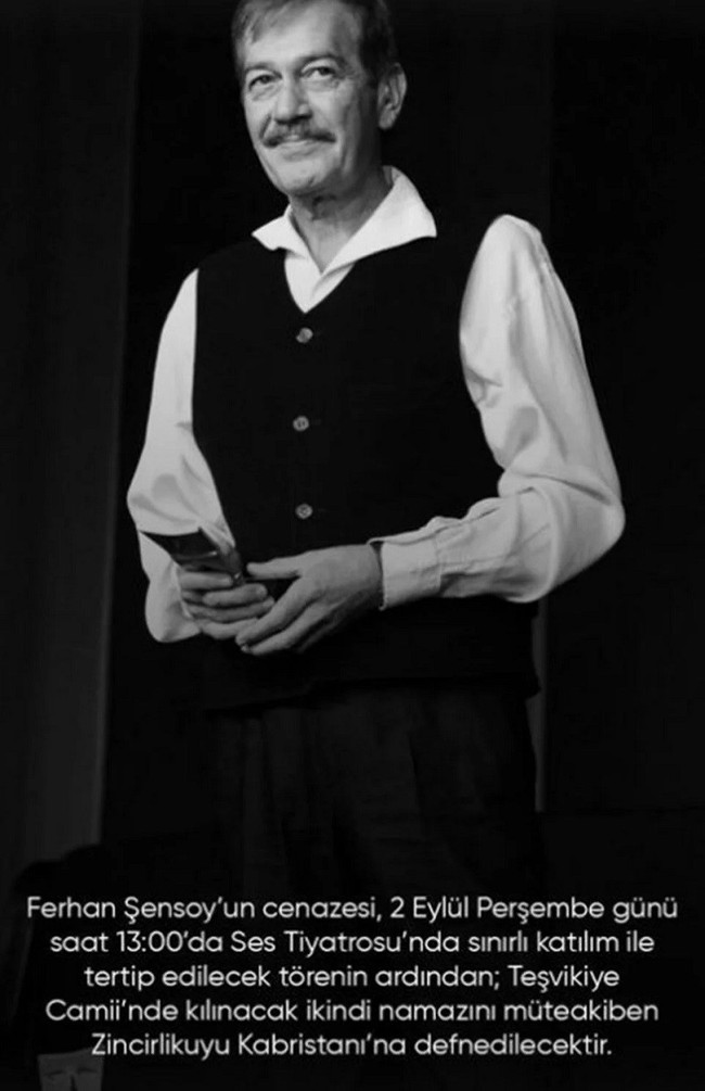 Ferhan Şensoy'un cenazesinin detayları belli oldu - Resim : 1