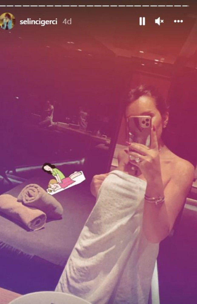 Selin Ciğerci'den silikon itirafı sonrası sınırları zorlayan kare! Havluya sarınıp... - Resim : 1