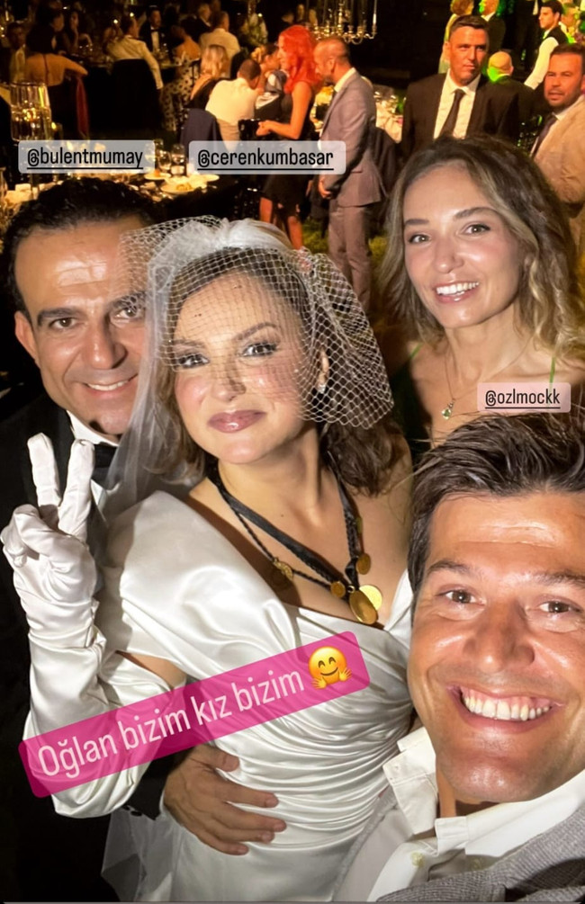 Bülent Mumay ve Ceren Kumbasar evlendi! ‘Oğlan bizim, kız bizim’ - Resim : 1