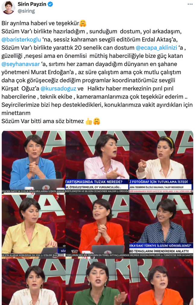 Ünlü ekran yüzü Halk TV ile yolları ayırdı! Veda paylaşımıyla duyurdu… - Resim : 1