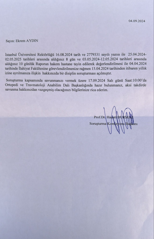 İstanbul Üniversitesi'nde 'Zülfikar' kuralları! İzne çıkan sekretere soruşturma! - Resim : 1