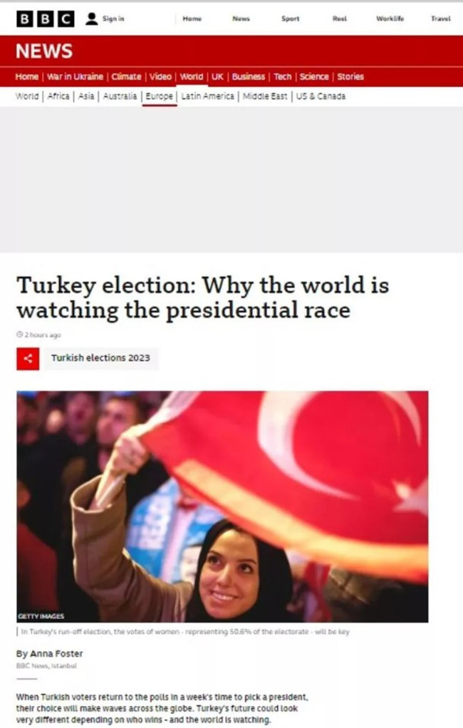 Yabancı basın Türkiye seçimlerini manşete taşıdı: "Hepimiz yanıldık" - Resim : 1