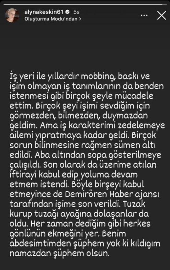 Demirören Haber Ajansı’ndan olay ayrılık! ‘Üzerime atılan iftirayı…’ - Resim : 1