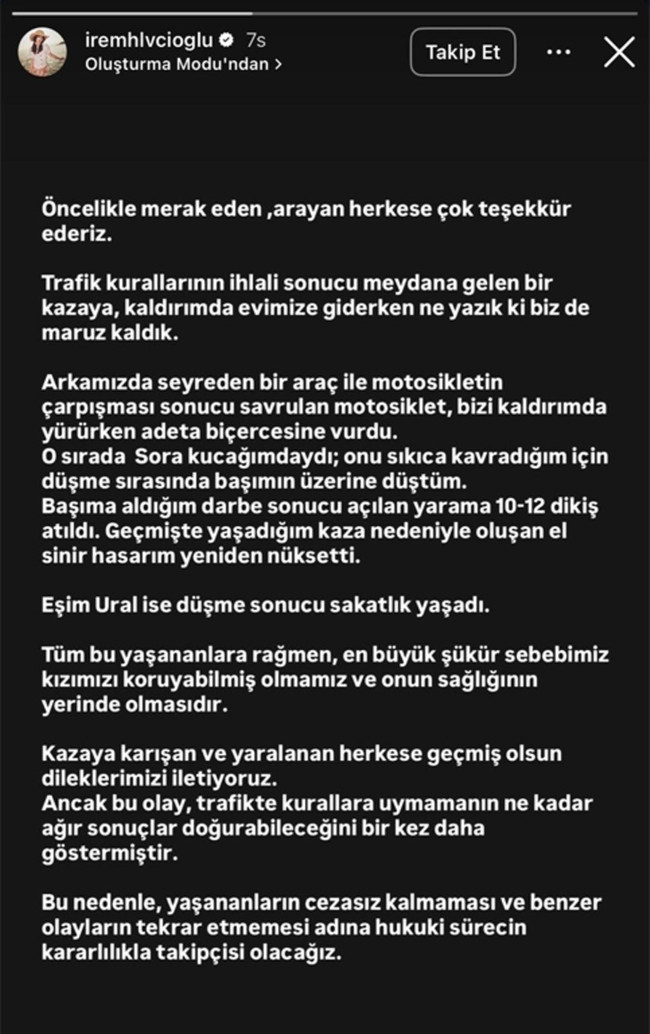İrem Helvacıoğlu’nun kazası saniye saniye kamerada Bebeğiyle dehşeti yaşamıştı - Resim : 3