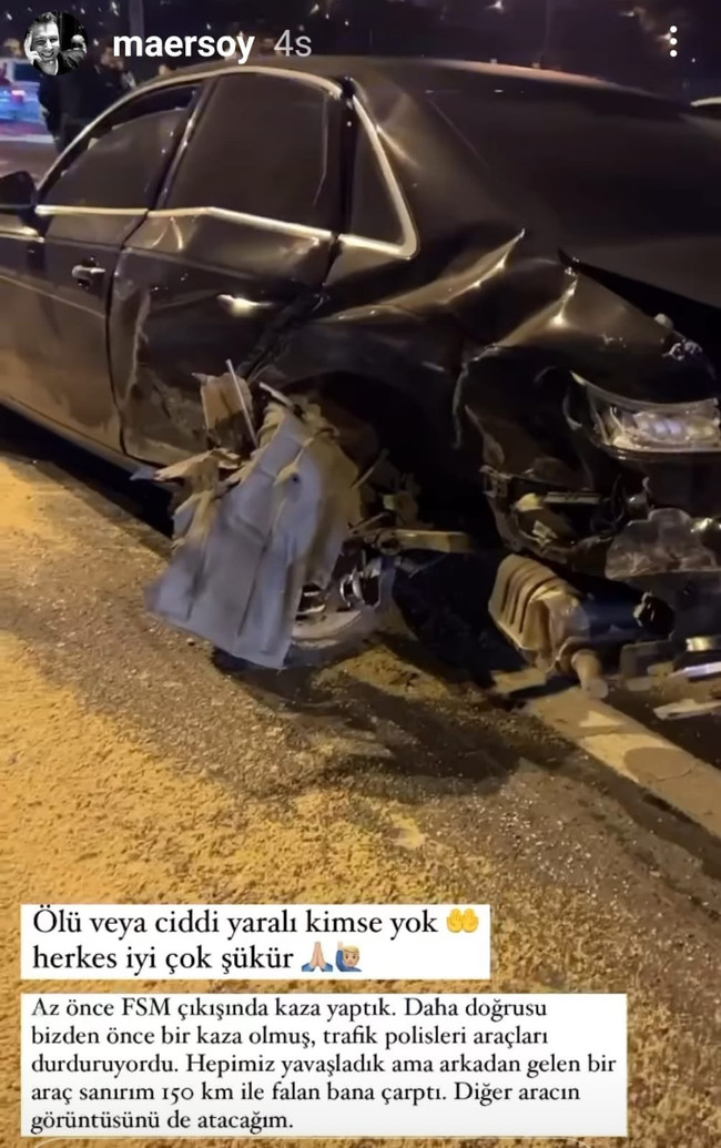 Gazeteci Mehmet Akif Ersoy trafik kazası geçirdi! "150 km ile çarptı" - Resim : 1