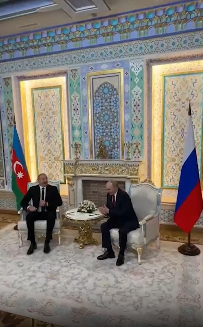 Putin canlı yayında Aliyev'den özür diledi! Dünyanın konuştuğu anlar... - Resim : 1
