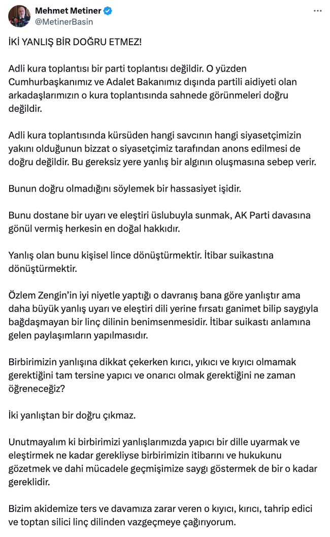 Özlem Zengin, AK Partili ismi de rahatsız etti! ‘Bu bir parti toplantısı değildir…’ - Resim : 2