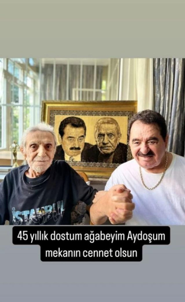 İbrahim Tatlıses'ten yakın dostu Aydemir Akbaş'a veda! "Aydoşum..." - Resim : 1