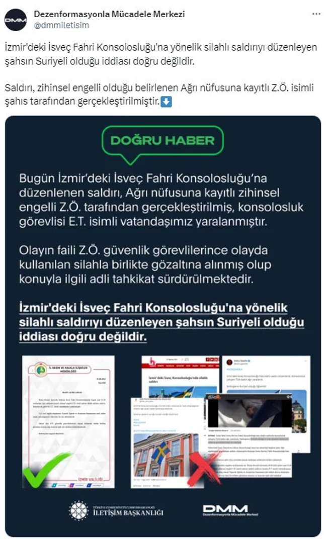 Konsolosluğa saldıran şahıs Suriye uyruklu mu? - Resim : 1