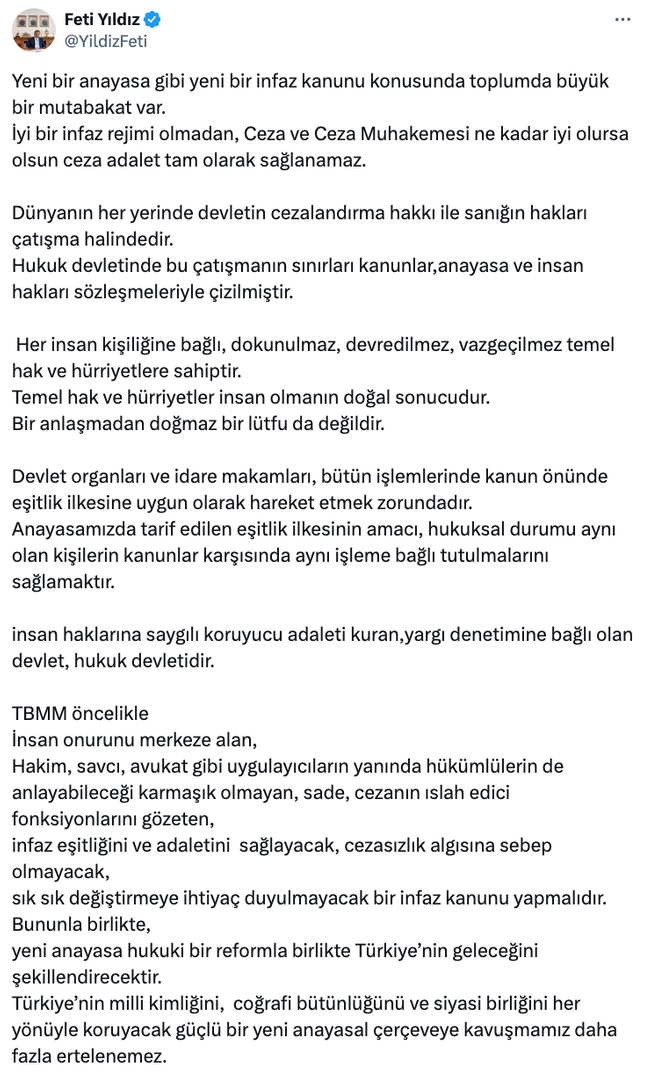 MHP'li isimden ‘infaz kanunu’ çıkışı! ‘Büyük mutabakat oluştu…’ - Resim : 1