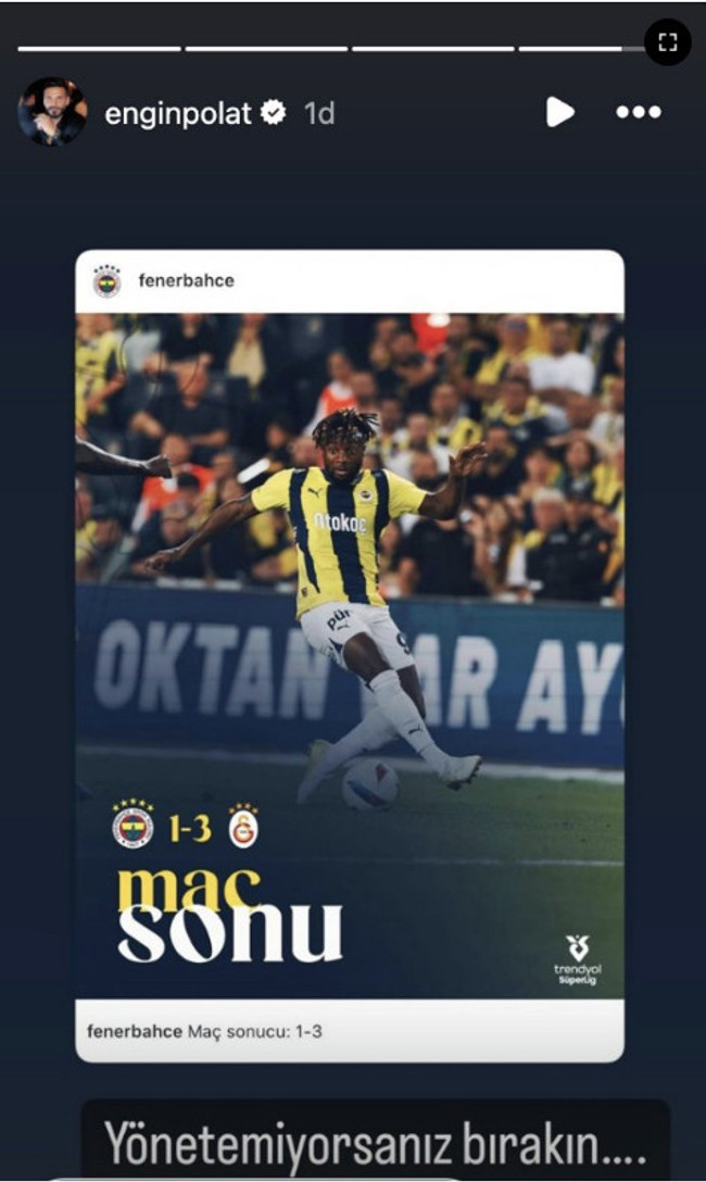 Engin Polat, Ali Koç ve Acun Ilıcalı'yı hedef aldı! 'Yönetemiyorsanız…' - Resim : 1