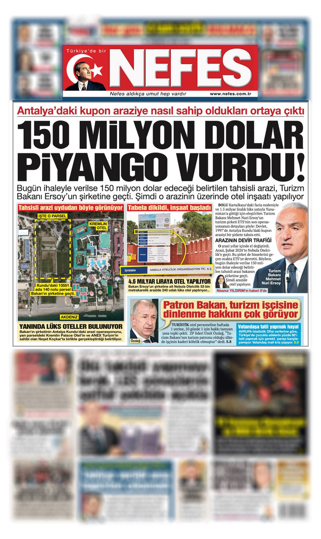 Bakanın şirketine 150 milyon dolar piyango vurdu! Nefes, kupon arazinin detayını ortaya çıkardı… - Resim : 2