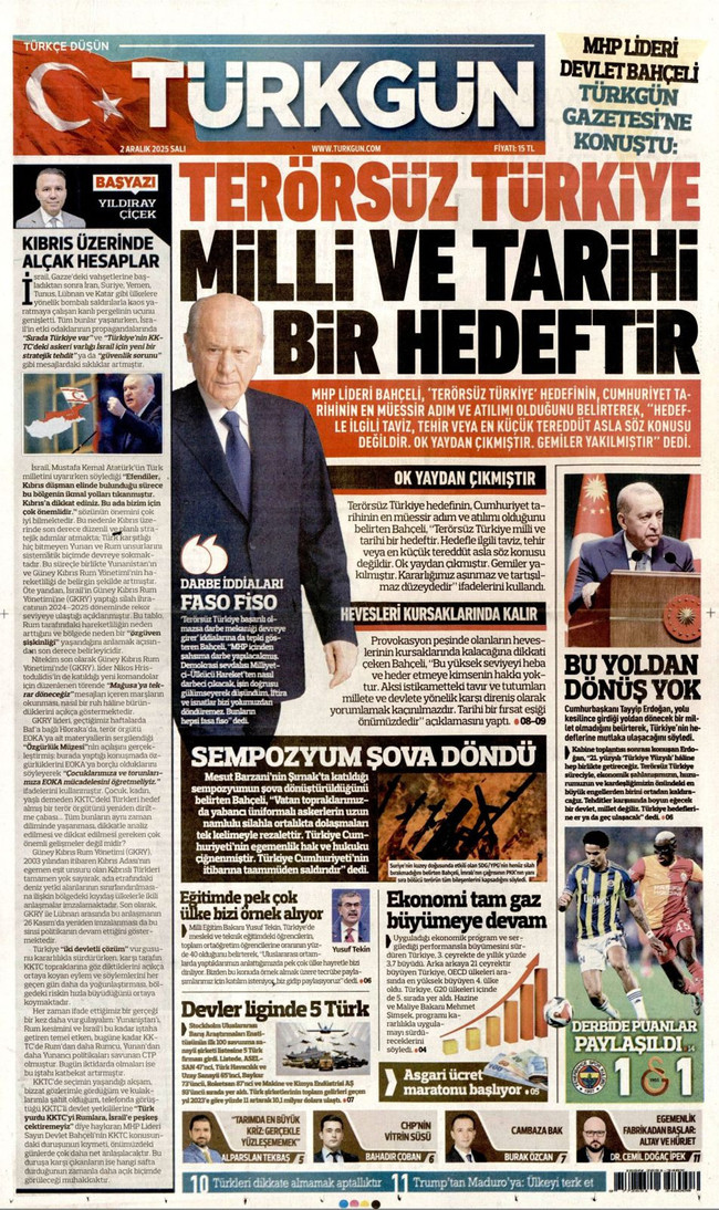 Bahçeli'den çarpıcı Öcalan ve Barzani açıklamaları! ‘Darbe iddiaları fasa fiso…’ - Resim : 1