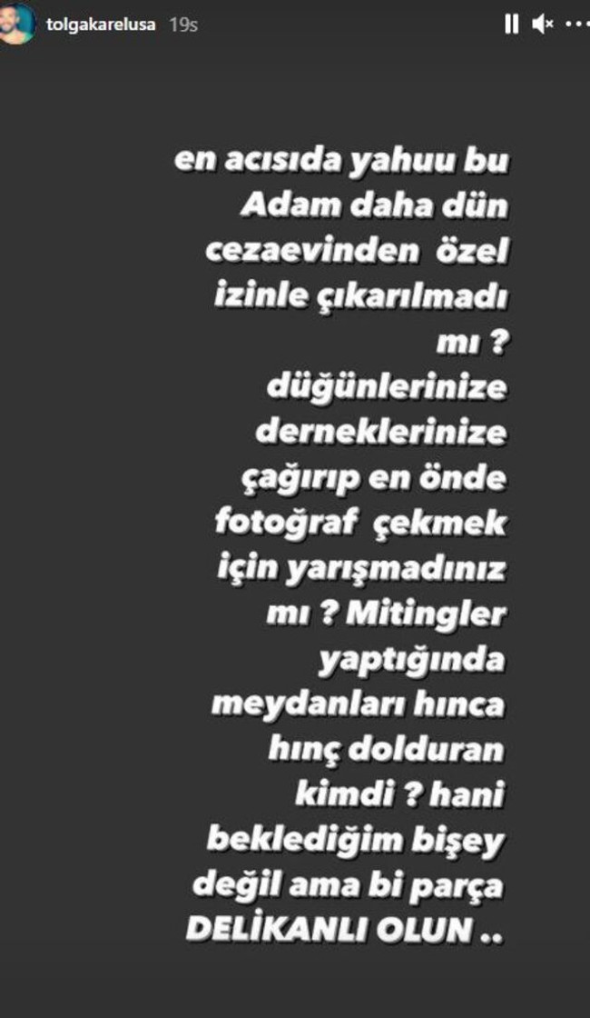 Tolga Karel'den ünlülere Sedat Peker isyanı! 'Fotoğraf çekmek için yarışmadınız mı?' - Resim : 2