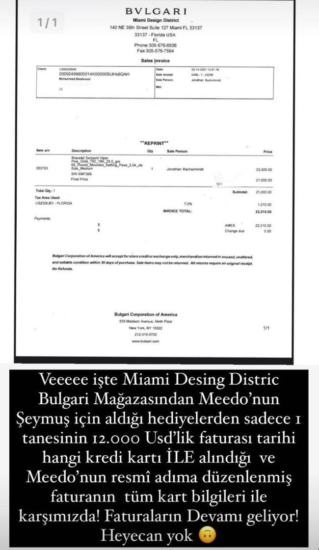 Şeyma Subaşı'nın 'milyarder' eski sevgilisi Meedo'dan olay hamle! - Resim : 1