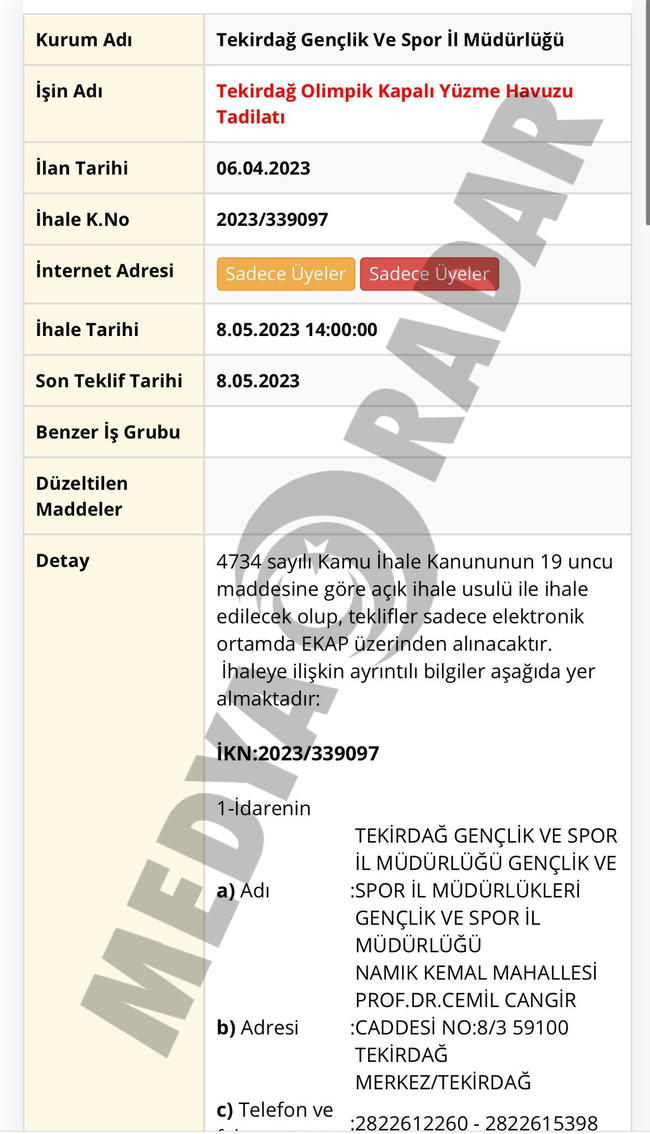 Tekirdağ'da olimpik rezalet…! Havuzda boğulduk! - Resim : 2