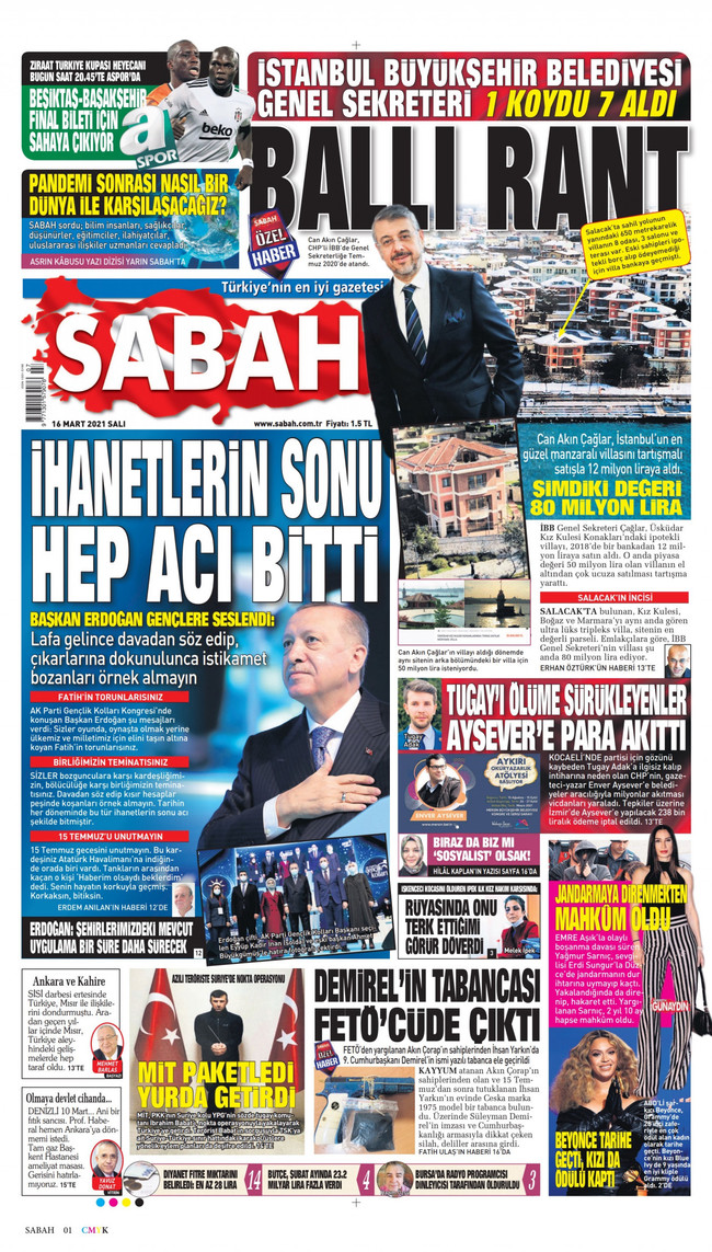 Sabah'ta 'Ballı Rant' haberi neden uçtu? Gazetede var, sitelerden kaldırıldı! - Resim : 7