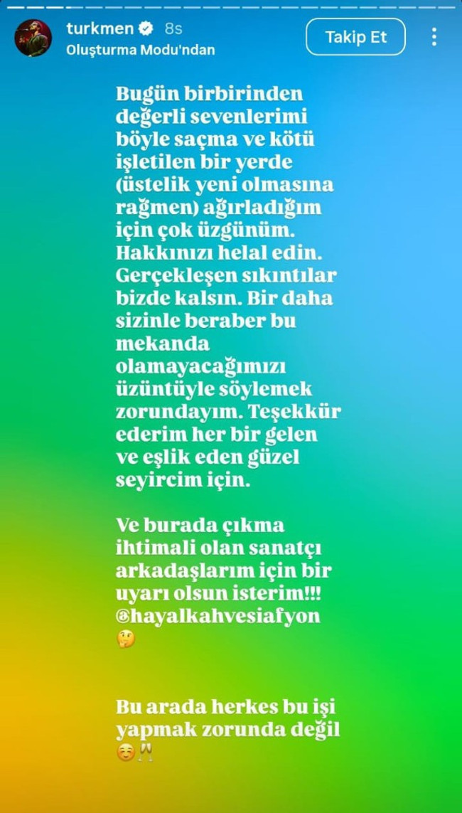 Ünlü sanatçı Gökhan Türkmen'e büyük şok! Eşine hakaret edildi, ortalık karıştı - Resim : 1
