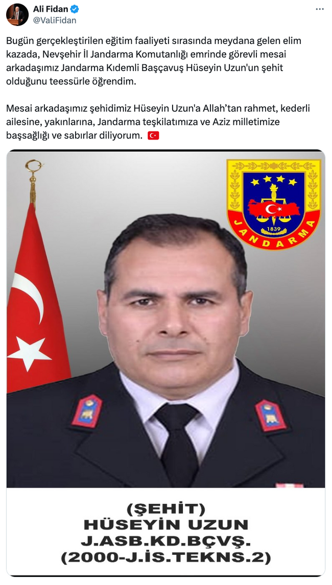Valilik, acı haberi duyurdu: 1 asker şehit! - Resim : 1