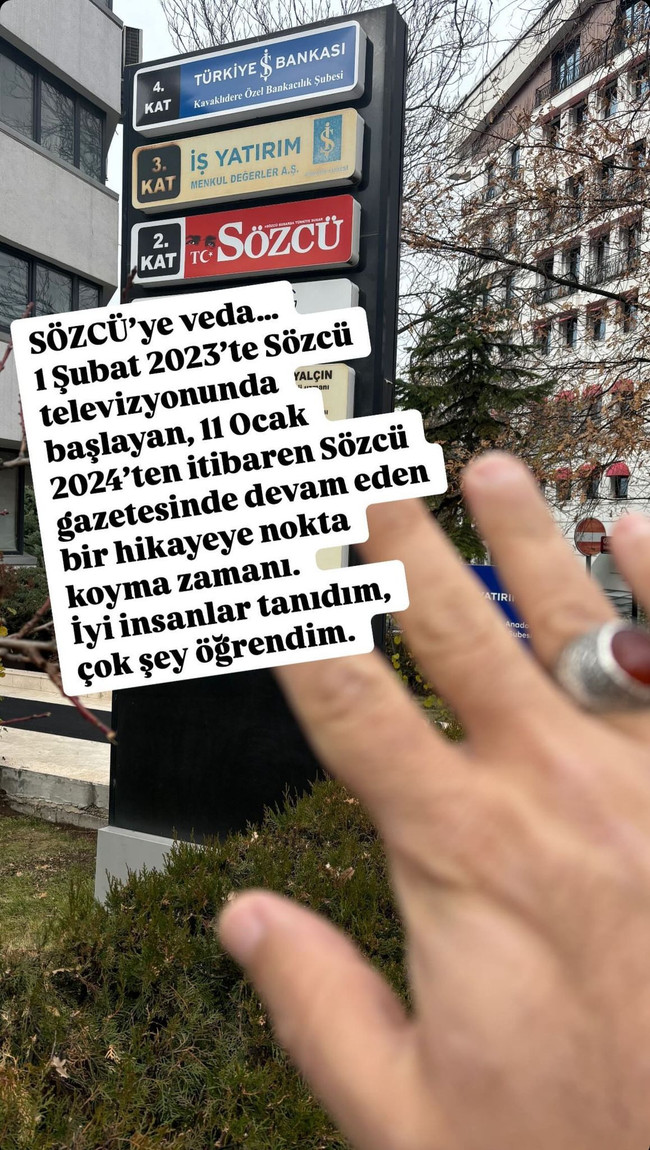 Sözcü’de yaprak dökümü devam ediyor! ‘Nokta koyma zamanı’ diyerek duyurdu… - Resim : 1