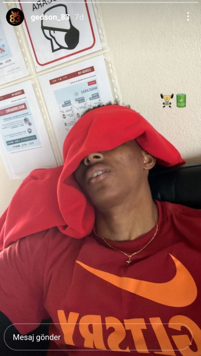 Gedson Fernandes'ten heyecanlandıran Galatasaray paylaşımı! - Resim : 1