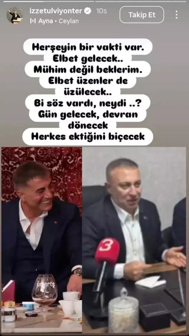 MHP'li Yönter'den yine bir Sedat Peker paylaşımı! “Beklerim… Gün gelecek!” - Resim : 2