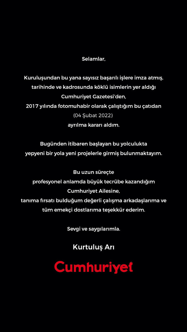 Cumhuriyet’te ayrılıklar devam ediyor! Bir isim daha istifa etti! - Resim : 1