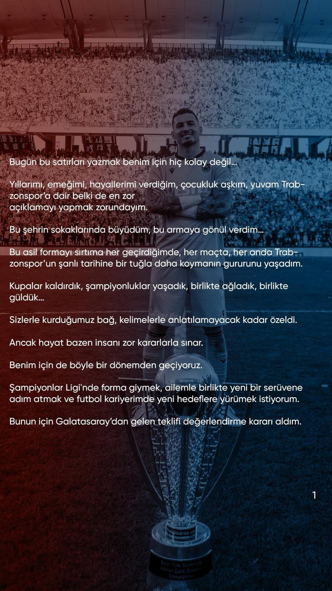 Uğurcan Çakır transferi resmen duyurdu! Açıklama sonrası ortalık karıştı... - Resim : 1