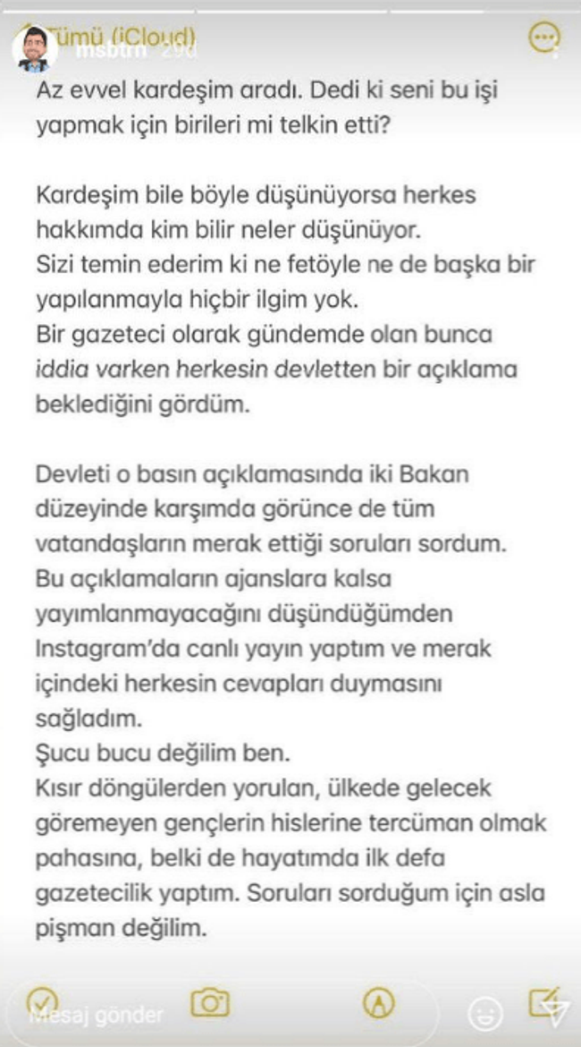 AA’dan kovulan muhabirden yeni açıklama! ‘Belki de hayatımda ilk defa...' - Resim : 1