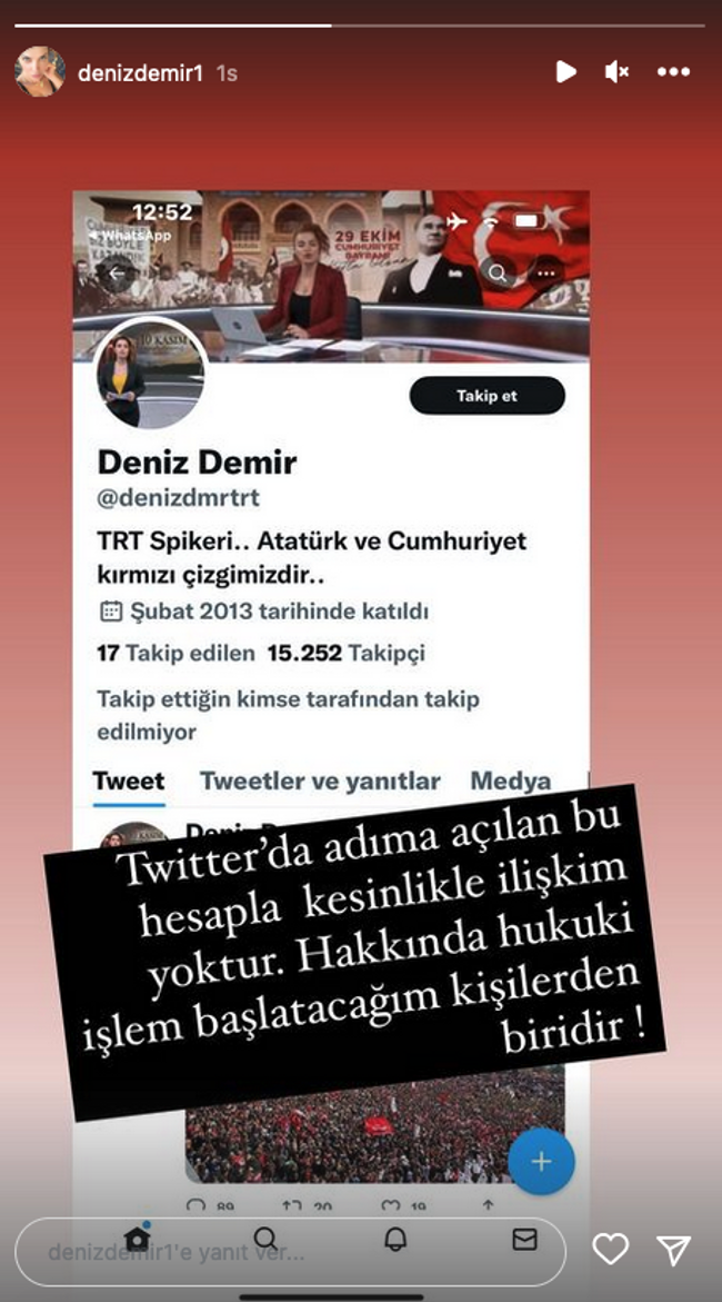 Gündem olan TRT spikeri sosyal medyadan isyan etti! ‘Kesinlikle ilişkim yoktur…’ - Resim : 1