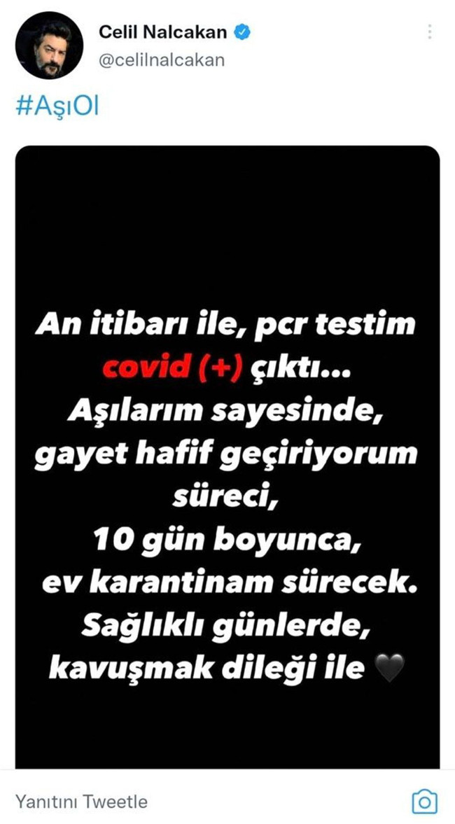 Kardeşlerim dizisinin başrol oyuncusu Celil Nalçakan koronavirüse yakalandı - Resim : 2