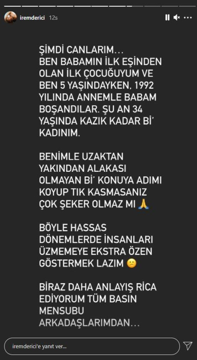 Babası milyonluk dava açmıştı! İrem Derici ‘boşanma’ suskunluğunu bozdu - Resim : 1