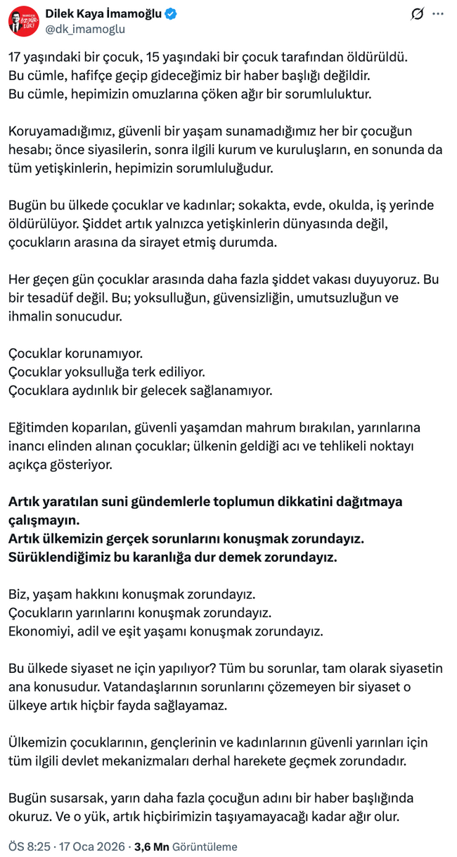 Ahmet Hakan&rsquo;dan Dilek İmamoğlu&rsquo;na &lsquo;Atlas&rsquo; tepkisi! &lsquo;Eşitlemekten vazge&ccedil;in&hellip;&rsquo; - Resim : 1