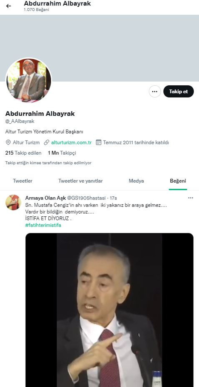 Abdurrahim Albayrak'tan şok Fatih Terim beğenisi! Denizlispor mağlubiyeti bardağı taşırdı - Resim : 1