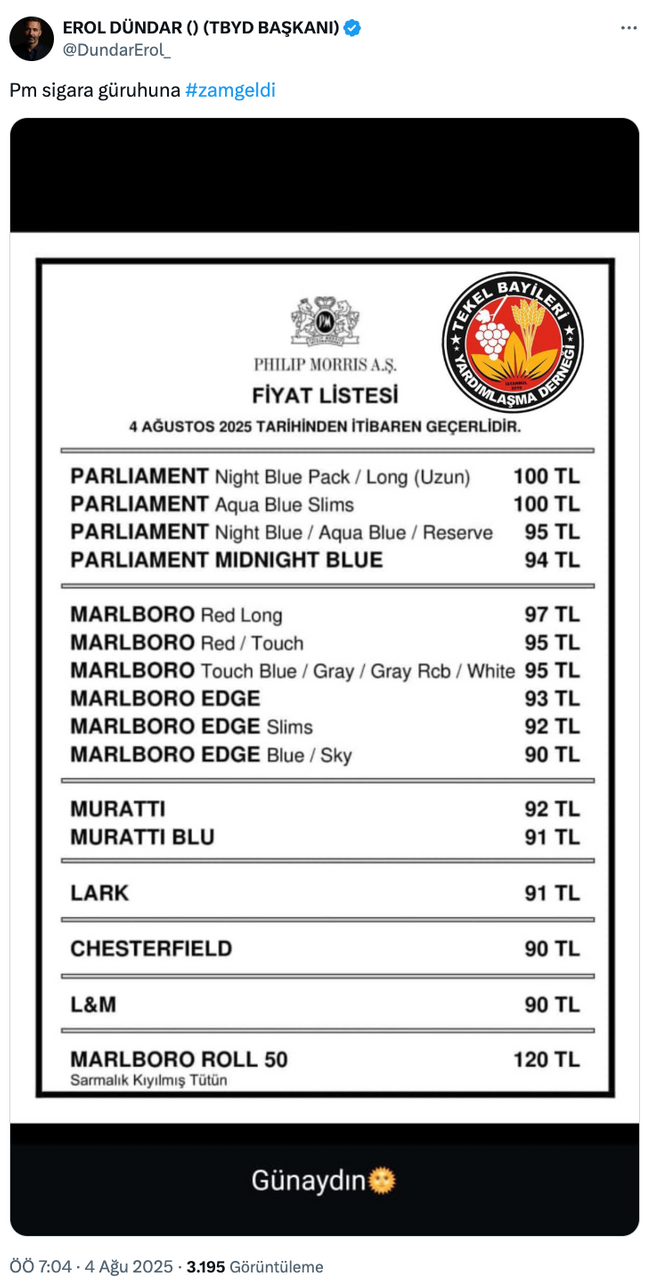 Philip Morris sigara grubuna zam geldi! - Resim : 1