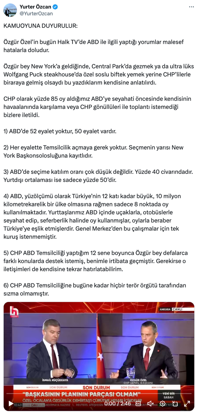 CHP'de kritik isme ihraç talebi! Özgür Özel’i eleştirmişti… - Resim : 2
