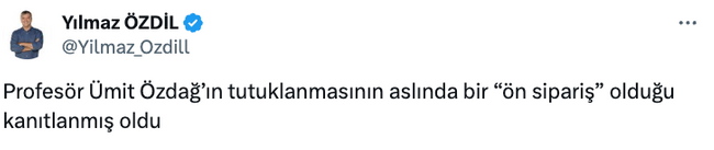 Yılmaz Özdil'den dikkat çeken Ümit Özdağ paylaşımı! 'Ön sipariş olduğu kanıtlandı…' - Resim : 1