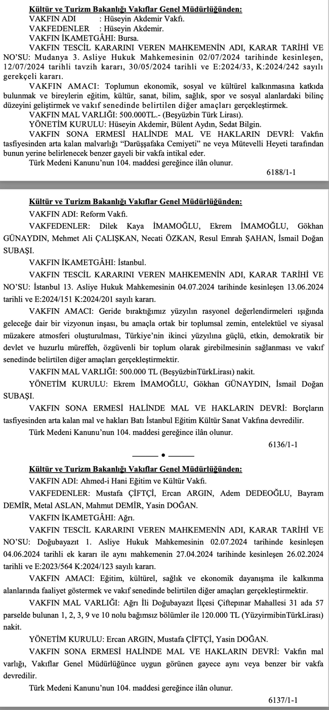 6 ilde 12 alan koruma altına alındı! Resmi Gazete yayımlandı… - Resim : 1