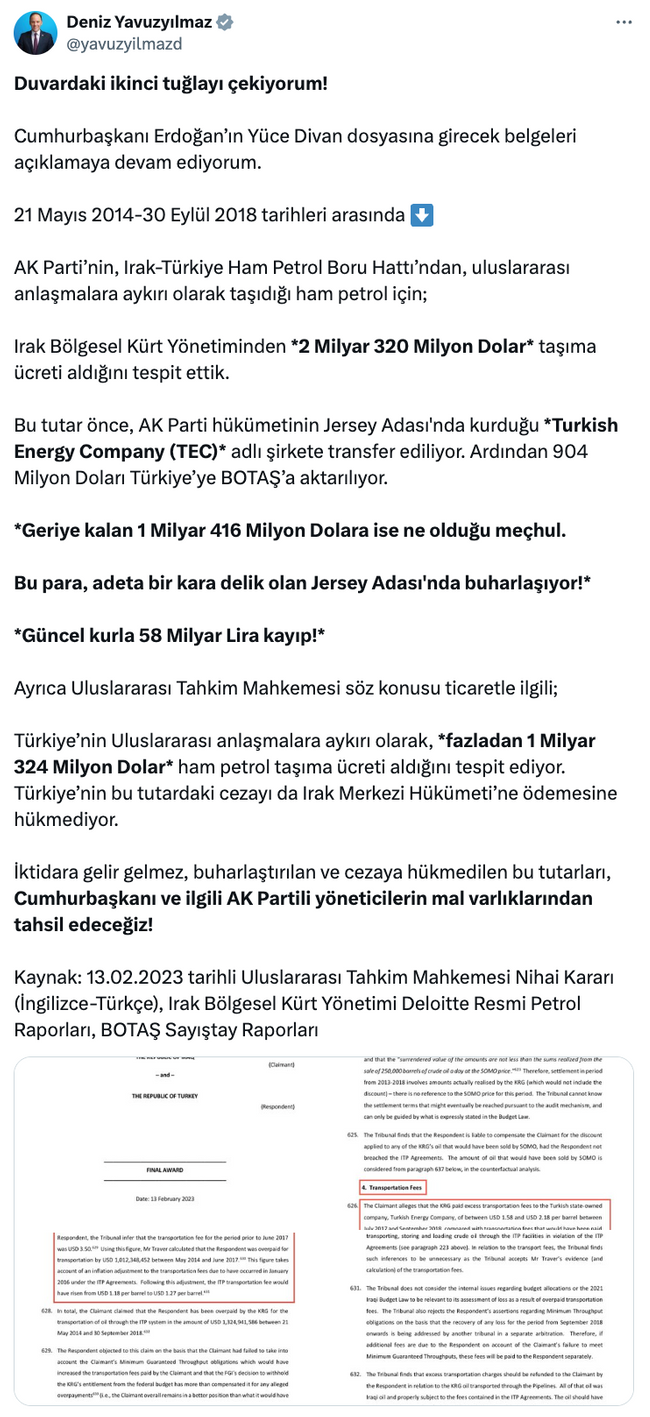 CHP’li isimden dikkat çeken Erdoğan çıkışı! ‘Duvardaki ikinci tuğlayı çekiyorum…’ - Resim : 1