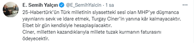 MHP'den Turgay Ciner ve Habertürk'e yaylım ateşi! "Elbet bir gün hesaplaşılacak!" - Resim : 26