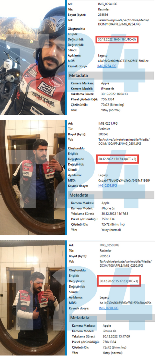 Tetikçiyi taşıyan kuryeden 'görev tamam' pozu! O fotoğrafları kime gönderdi? - Resim : 1