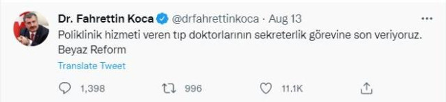 Binlerce doktoru ilgilendiriyor! Bakan Koca, özlük haklarıyla ilgili müjdeyi verdi - Resim : 2