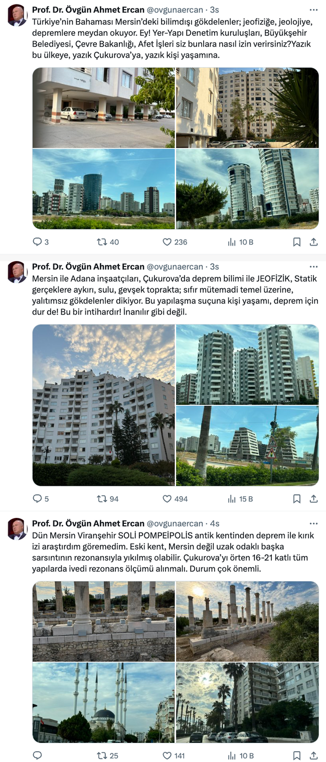 Prof. Dr. Ahmet Ercan iki kente deprem uyarısı yaptı! 'Bu bir intihardır, inanılır gibi değil!..' - Resim : 1