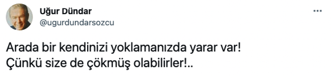 Uğur Dündar’dan dikkat çeken ‘soygun’ paylaşımı! ‘Yoklamanızda yarar var…’ - Resim : 1
